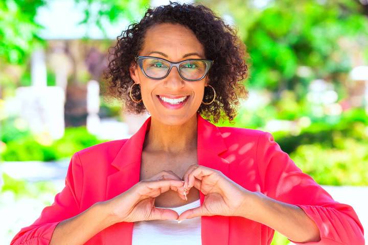 Las Vegas therapist Tabitha Johnson is certified in a type of therapy called eye movement desen ...