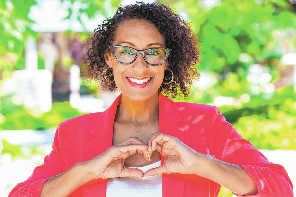 Las Vegas therapist Tabitha Johnson is certified in a type of therapy called eye movement desen ...