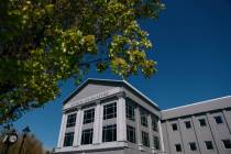 The Nevada Legislative Building on Wednesday, April 23, 2025 in Carson City. (Liv Paggiarino/La ...