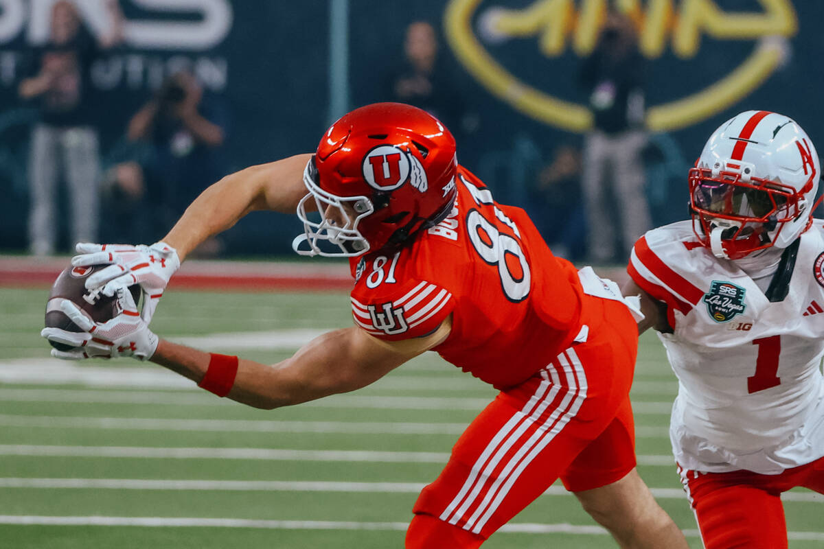 Nebraska Cornhuskers wide receiver Hayes Miller (81) reaches for a ball during the first half o ...