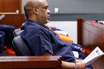 Duane Davis, who is facing murder charges in the killing of rapper Tupac Shakur, appears in cou ...