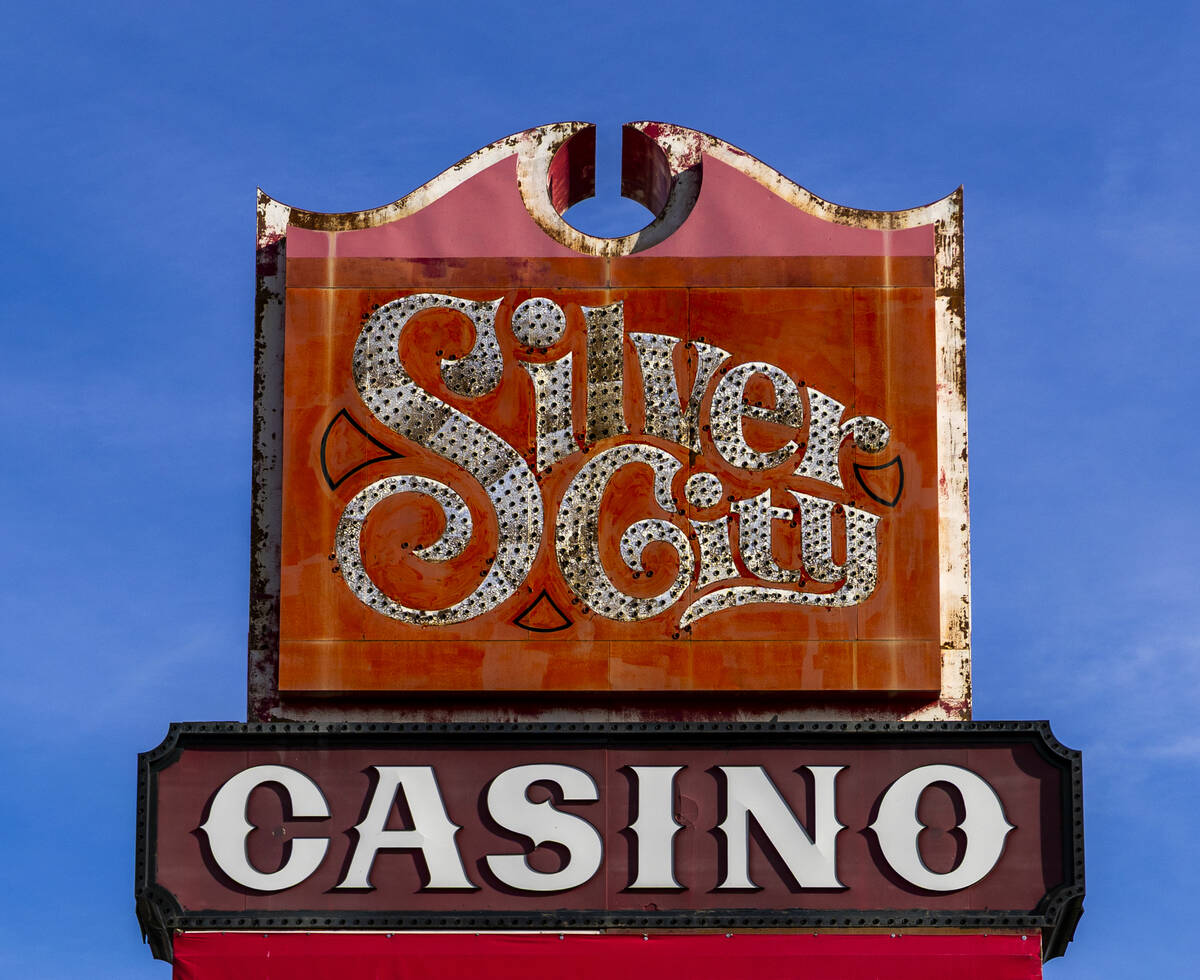 The former Silver City Casino sign at 150 Convention Center Drive is an older or overlooked sig ...