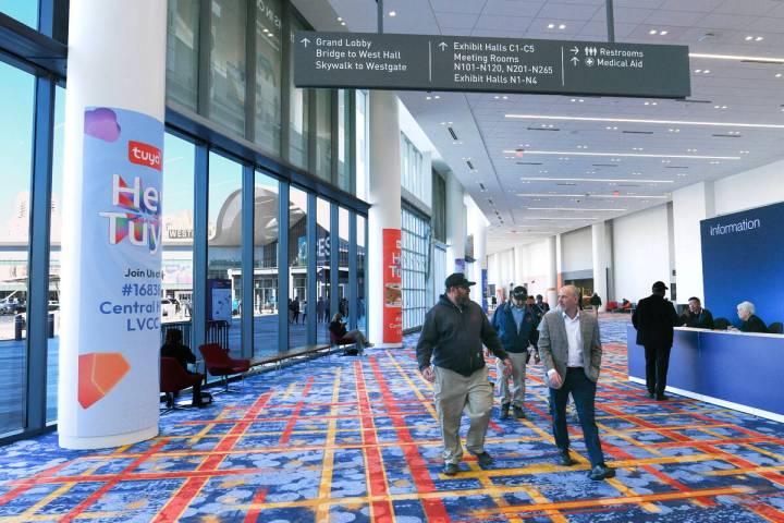 As part of the renovated Las Vegas Convention Center, a new hallway between the central and sou ...