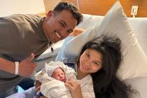 The first baby of 2026 at Summerlin Hospital arrived at 12:13 a.m. Thursday, Jan. 1, 2026, to p ...