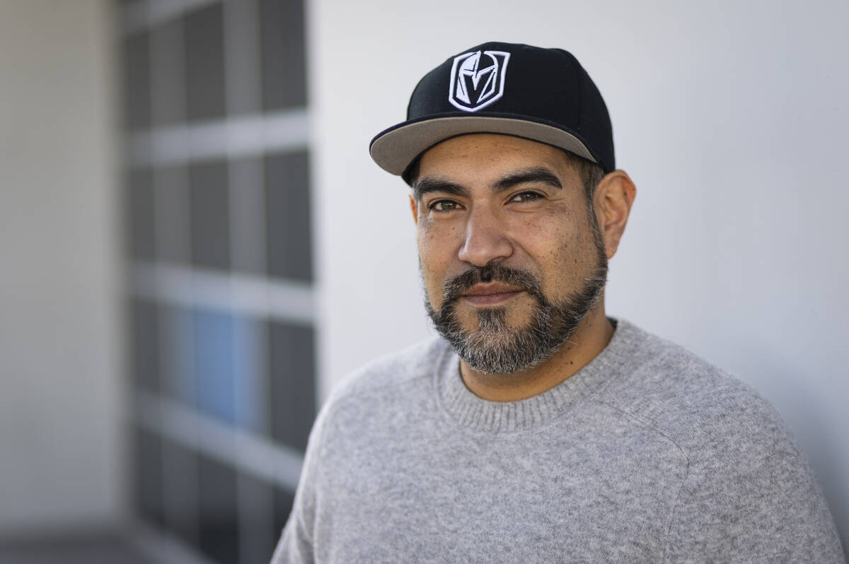 Emanuel Beltran, who is suing the Metropolitan Police Department, poses for a portrait on Thurs ...
