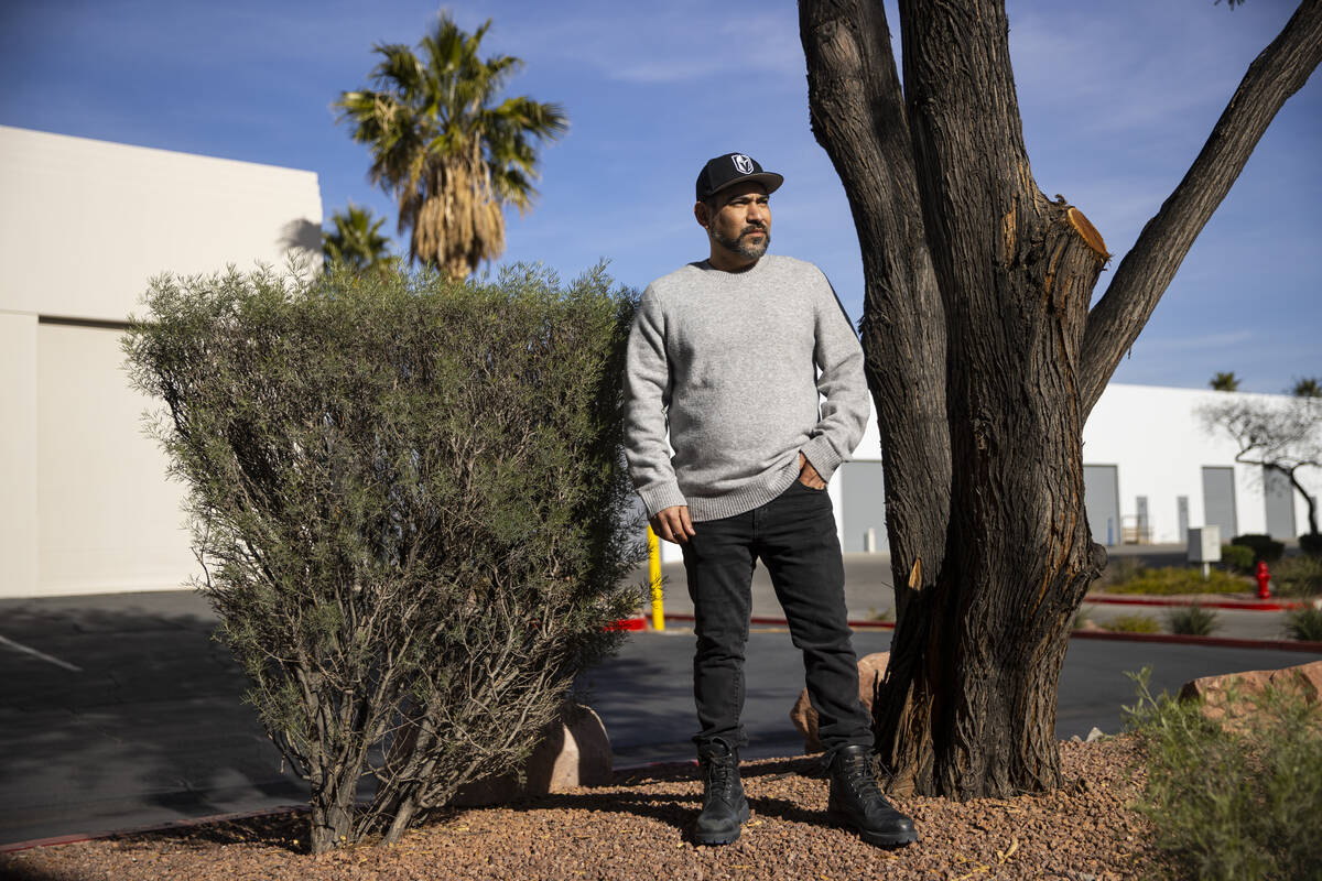 Emanuel Beltran, who is suing the Metropolitan Police Department, poses for a portrait on Thurs ...