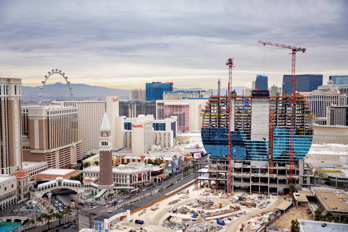 Construction of Hard Rock’s Guitar Tower on pace for targeted opening