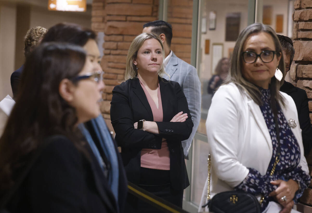 Judicial candidates, including Colleen Brown, who has been known as Colleen Baharav in her role ...