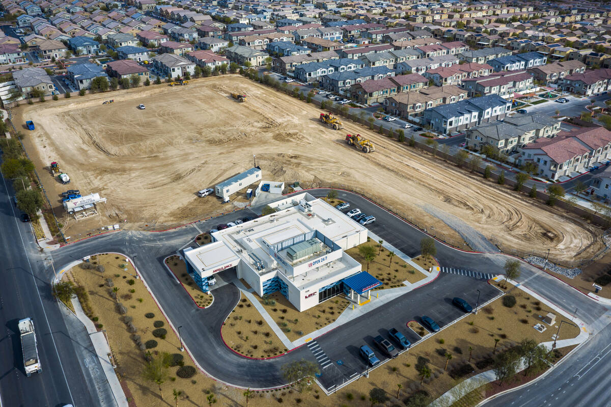 The construction site where a new Albertsons is planned on the 7300 block of North Decatur Boul ...