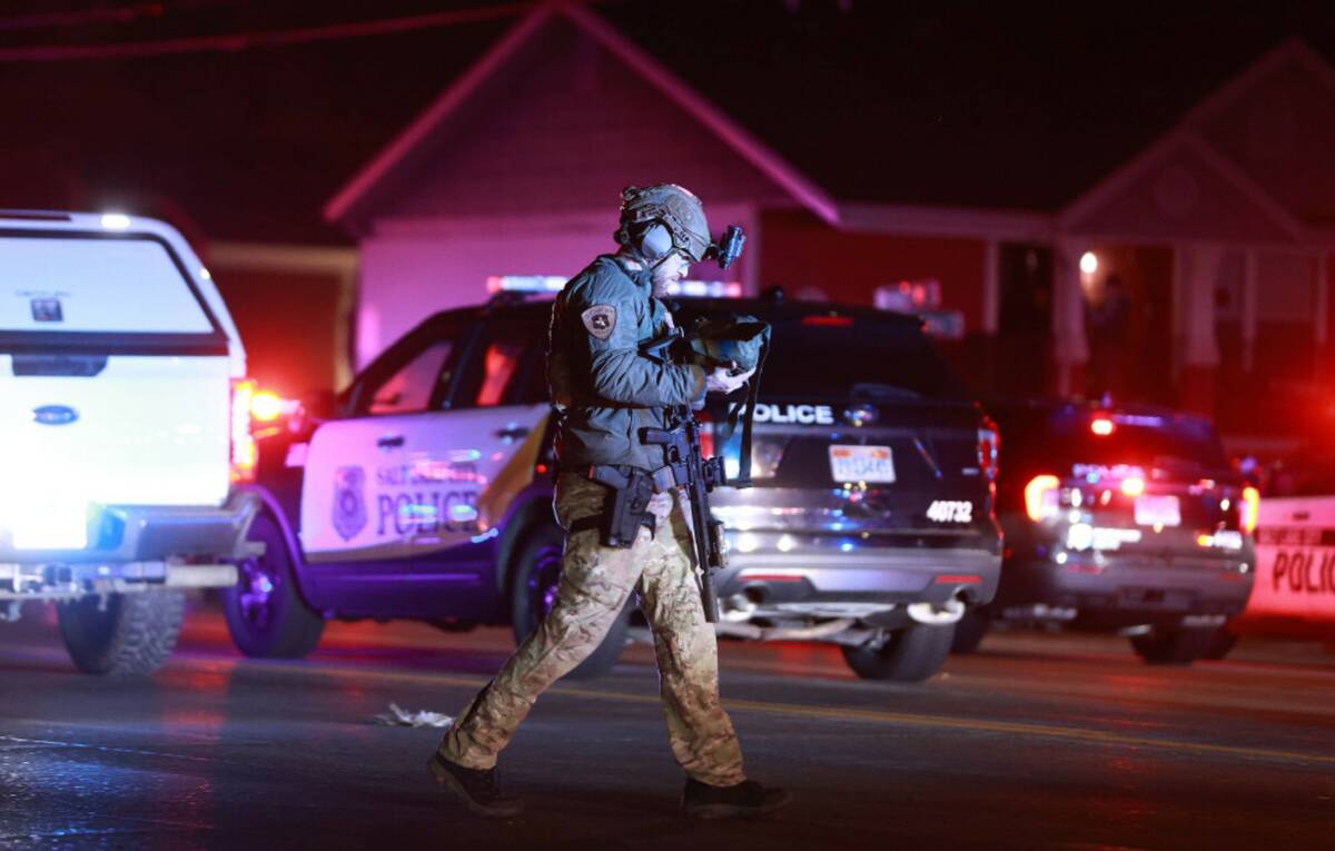 Police respond to a fatal shooting in a parking lot of The Church of Jesus Christ of Latter-day ...