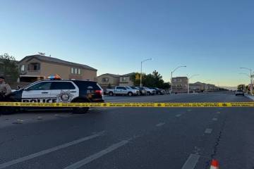 Homicide detectives with Las Vegas police are investigating a deadly crash in the southwest val ...