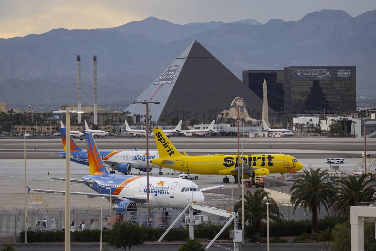 Airline seats into Las Vegas fall 3.5% in 2025