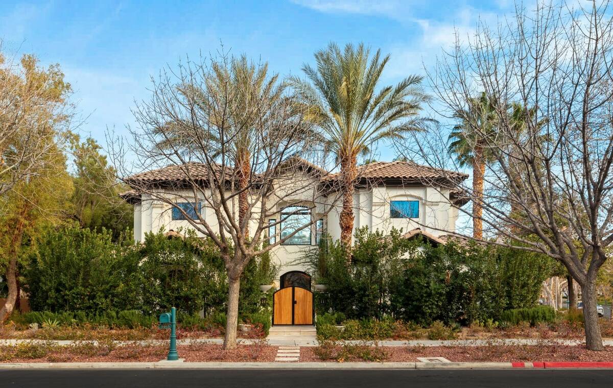 Located at 9013 Night Owl Ct., this Eagle Hills home is listed for $3.75 million. With two bedr ...