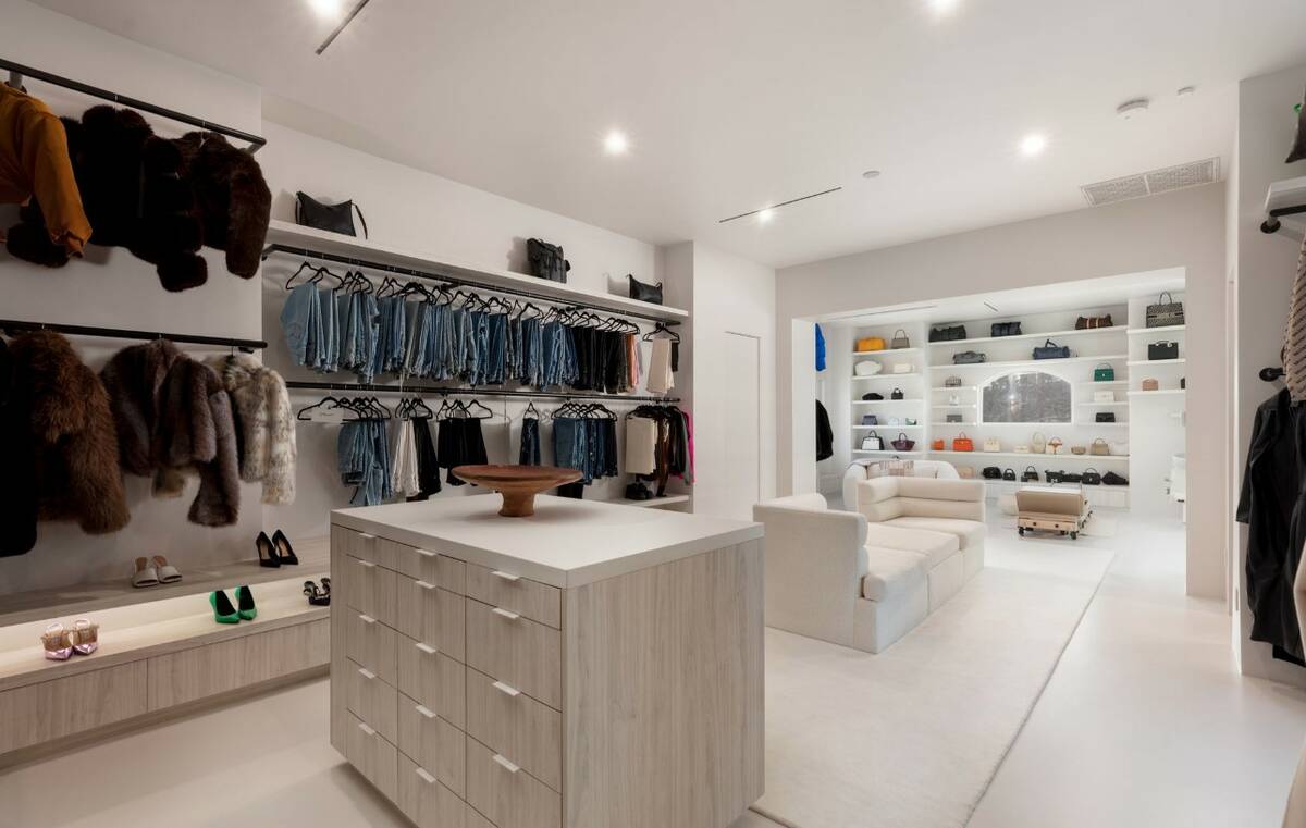 Located at 9013 Night Owl Ct., this Eagle Hills home is listed for $3.75 million. With two bedr ...