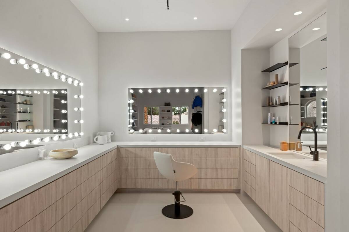 Located at 9013 Night Owl Ct., this Eagle Hills home is listed for $3.75 million. With two bedr ...