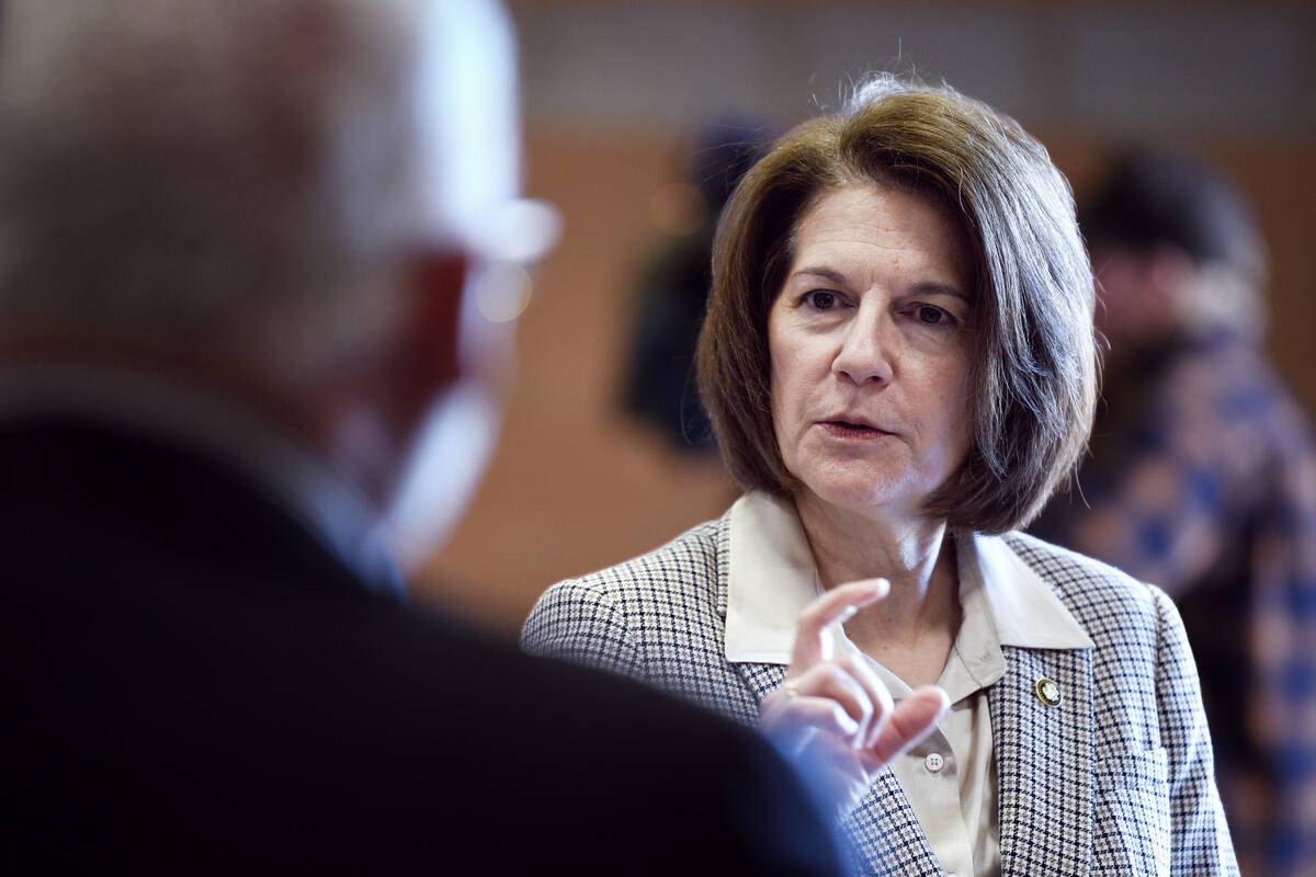 Senator Catherine Cortez-Masto speaks about the recently passed National Defense Authorization ...