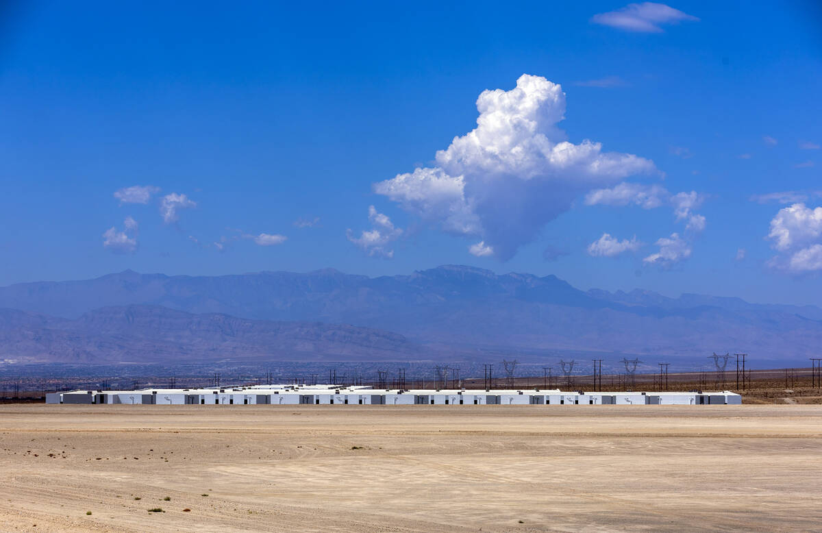 Buildings at the Vantage North project site in Apex Industrial Park are seen on Wednesday, Aug. ...