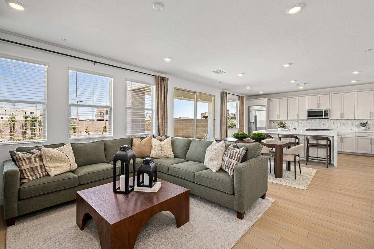 Summerlin homes offer spaces ideal for entertaining; dedicated function rooms like home offices ...