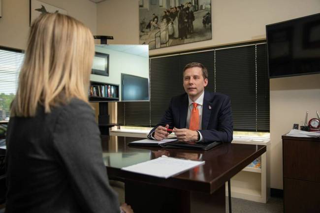 Dr. Jason Beaman serves as the chair of the Oklahoma State University School of Forensic Scienc ...