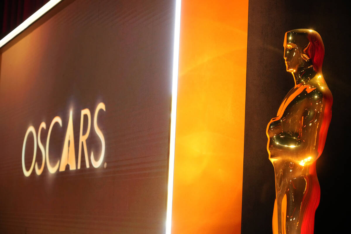 A replica of an Academy Awards statuette is pictured prior to the 98th Oscars nominations annou ...