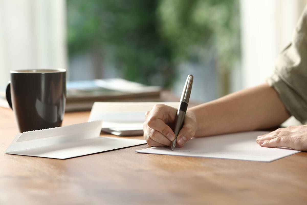 The act of picking up a pen, sealing an envelope with wax and laying out pages may yield aesthe ...