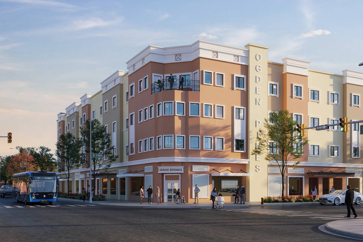 New affordable-housing complex being built in downtown Las Vegas