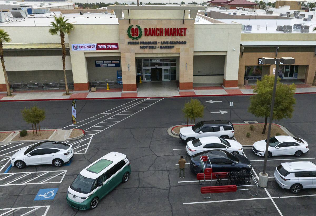 99 Ranch Market at Boca Park near Summerlin on Friday, Jan 23, 2026, in Las Vegas. (Bizuayehu T ...