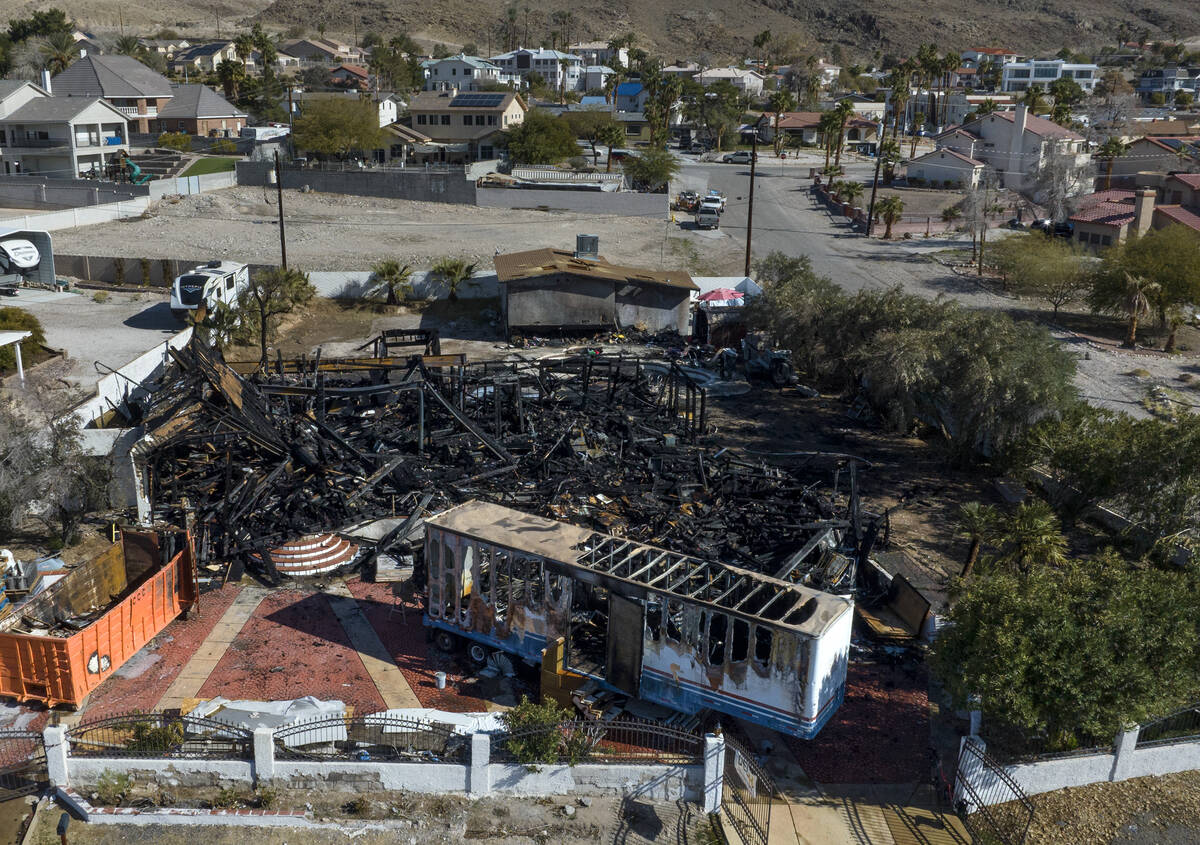 East Las Vegas house destroyed in early morning fire