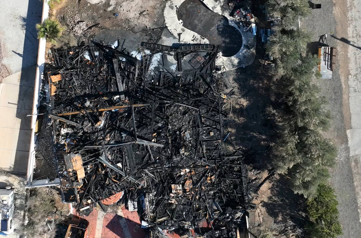 A two-story vacant home at 736 Radwick Drive was completely destroyed after catching fire on Mo ...