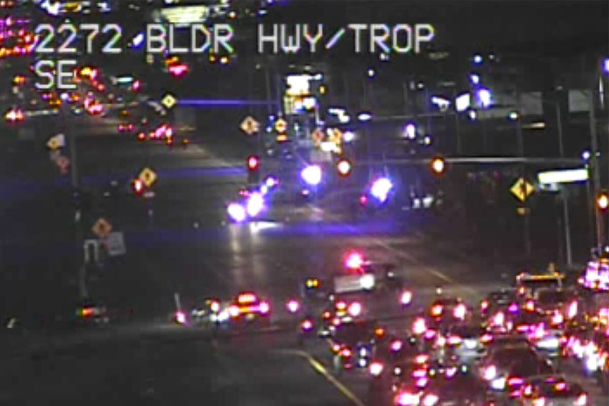 A man was killed when he was struck by a pickup truck on Boulder Highway in the east Las Vegas ...