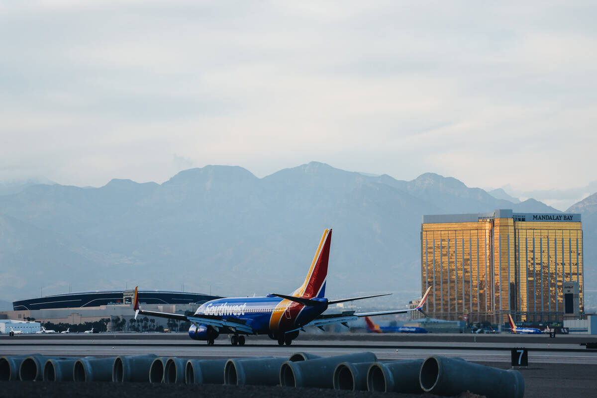 Passenger counts continue to decline at Las Vegas airport at end of 2025