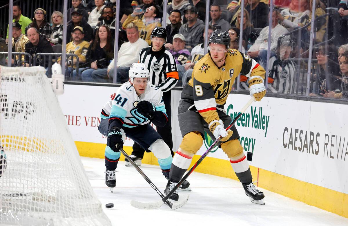 Vegas Golden Knights fall to Seattle Kraken, lose 4th straight game ...