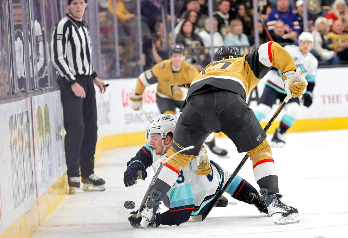 Vegas Golden Knights fall to Seattle Kraken, lose 4th straight game ...