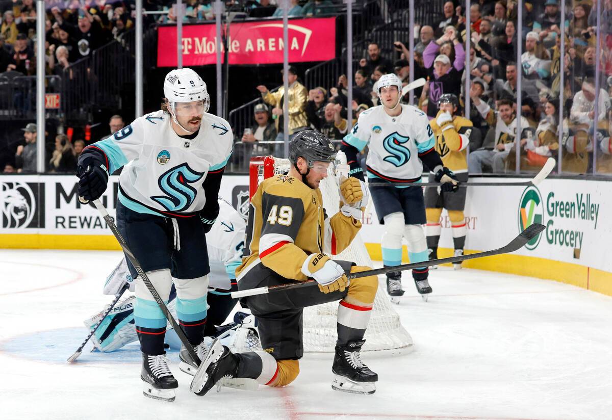 Vegas Golden Knights fall to Seattle Kraken, lose 4th straight game ...