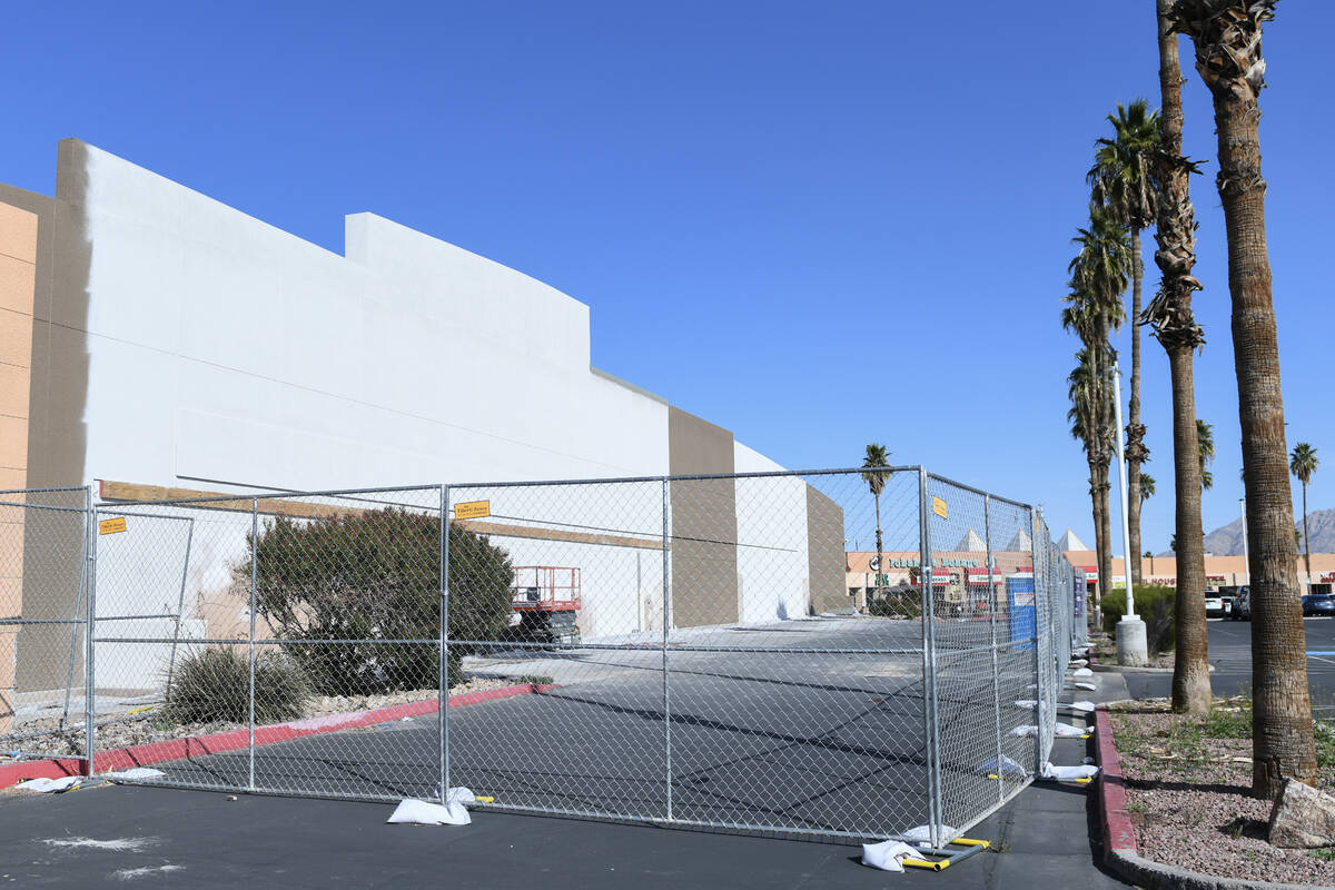 A vacant retail space at 3300 E. Flamingo Road which is slated to become a Mariana’s Supermar ...