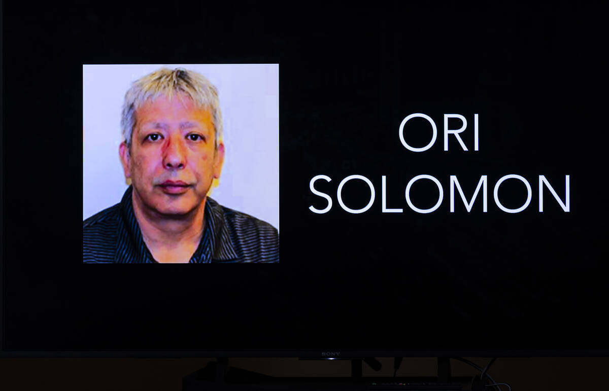 An image of Ori Solomon, a suspect arrested in a joint investigation of a possible biological l ...