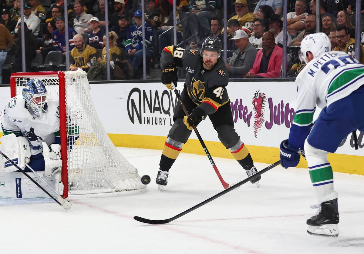 Vegas Golden Knights snap 5-game losing streak with win over Canucks ...