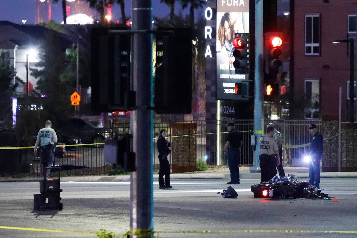 Motorcyclist dies after crash in south Las Vegas | Local Las Vegas | Local