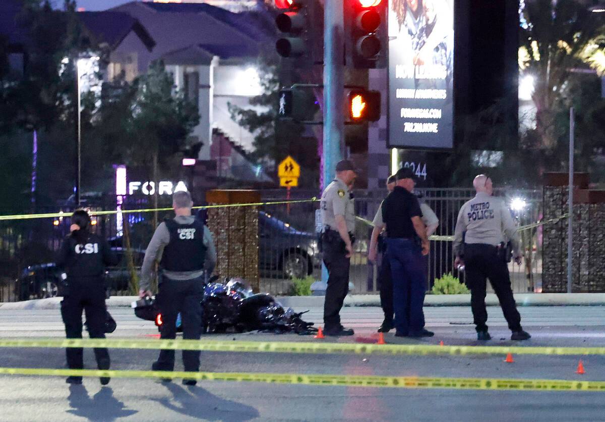 Motorcyclist dies after crash in south Las Vegas | Local Las Vegas | Local