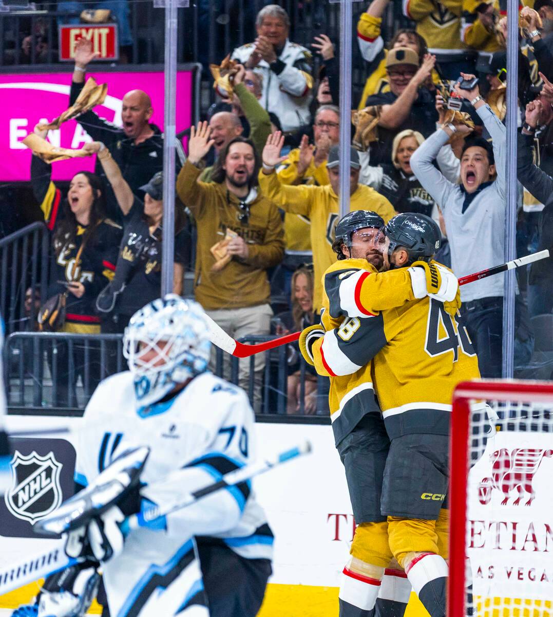 Vegas Golden Knights lose 3-2 to Utah Mammoth in Game 2 of NHL playoffs ...