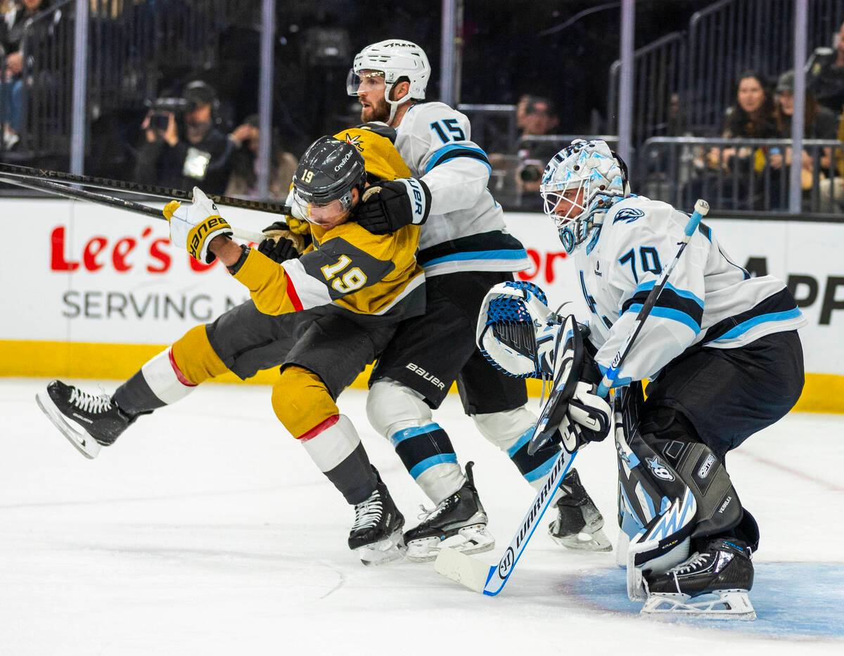 Vegas Golden Knights lose 3-2 to Utah Mammoth in Game 2 of NHL playoffs ...