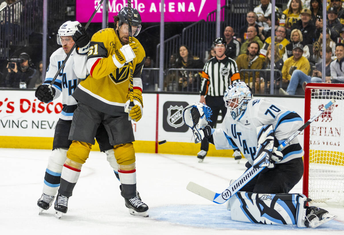 Vegas Golden Knights lose 3-2 to Utah Mammoth in Game 2 of NHL playoffs ...