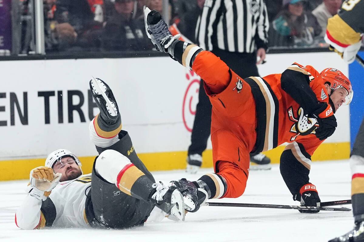 Vegas Golden Knights lose Game 4 to Anaheim Ducks, NHL playoff series ...