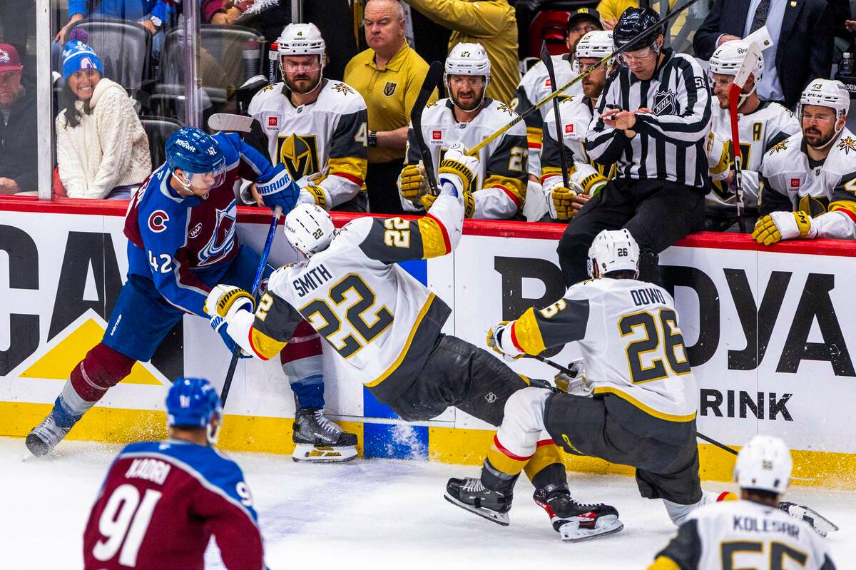 Vegas Golden Knights defeat Colorado Avalanche in Game 1 of Western ...