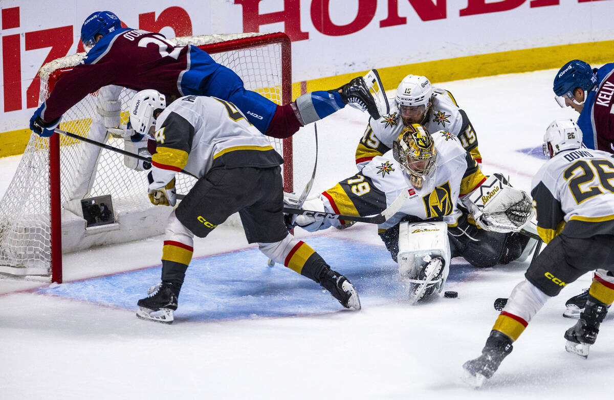 Vegas Golden Knights defeat Colorado Avalanche in Game 1 of Western ...