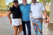 BHHS From left, Berkshire Hathaway HomeServices Nevada Properties' Mary Thomas, Troy Reierson a ...