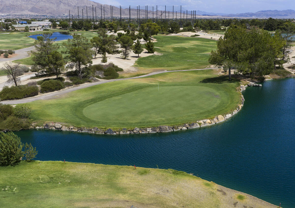 The closed Desert Pines Golf Club is seen, on Monday, July 13, 2026, in Las Vegas. The Golf Clu ...
