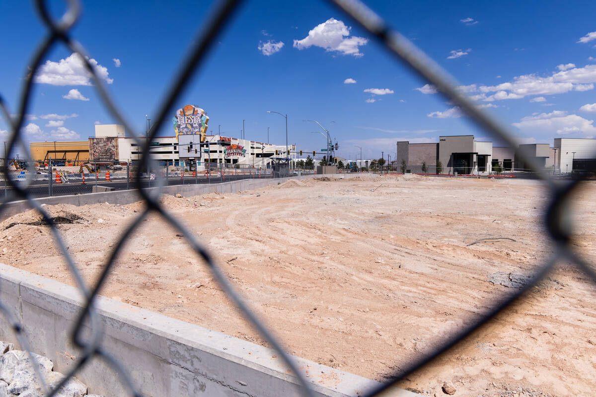 A lot recently purchased by In-N-Out Burgers is seen at the southeast corner of Rancho Drive an ...