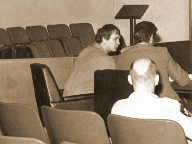 RJ FILE - HISTORIC MOBSTERS *** Gramby Hanley, son of Thomas Hanley, is shown in court in this ...