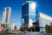 Fontainebleau is seen on the Strip in Las Vegas in 2024. (Las Vegas Review-Journal)